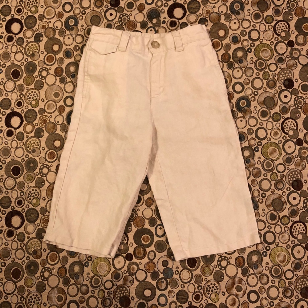 12-18 month linen Janie and Jack pants - Picture 3 of 3